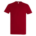 Rouge foncé - Front - SOLS - T-shirt manches courtes IMPERIAL - Homme