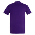 Violet foncé - Back - SOLS - T-shirt manches courtes IMPERIAL - Homme