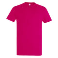 Fuchsia - Front - SOLS - T-shirt manches courtes IMPERIAL - Homme