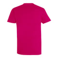 Fuchsia - Back - SOLS - T-shirt manches courtes IMPERIAL - Homme