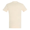 Beige - Back - SOLS - T-shirt manches courtes IMPERIAL - Homme