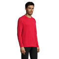 Rouge - Side - SOLS - T-shirt à manches longues PERFORMANCE - Homme