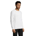 Blanc - Side - SOLS - T-shirt à manches longues PERFORMANCE - Homme