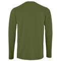 Vert kaki - Back - SOLS - T-shirt manches longues IMPERIAL - Homme