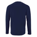 Bleu marine - Back - SOLS - T-shirt manches longues IMPERIAL - Homme