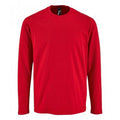 Rouge - Front - SOLS - T-shirt manches longues IMPERIAL - Homme