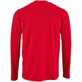 Rouge - Back - SOLS - T-shirt manches longues IMPERIAL - Homme