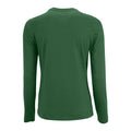 Vert bouteille - Back - SOLS - T-shirt manches longues IMPERIAL - Femme