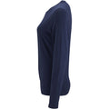 Bleu marine - Side - SOLS - T-shirt manches longues IMPERIAL - Femme