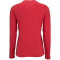 Rouge - Back - SOLS - T-shirt manches longues IMPERIAL - Femme
