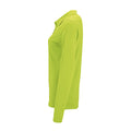 Vert pomme - Close up - SOLS - Polo manches longues PERFECT - Femme