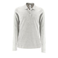 Cendre - Front - SOLS - Polo manches longues PERFECT - Femme