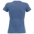 Bleu - Back - SOLS - T-shirt manches courtes IMPERIAL - Femme