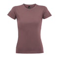 Vieux rose - Front - SOLS - T-shirt manches courtes IMPERIAL - Femme