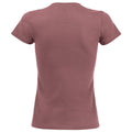 Vieux rose - Back - SOLS - T-shirt manches courtes IMPERIAL - Femme