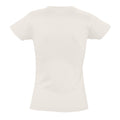 Blanc cassé - Back - SOLS - T-shirt manches courtes IMPERIAL - Femme