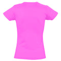 Mauve - Back - SOLS - T-shirt manches courtes IMPERIAL - Femme
