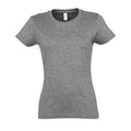 Gris chiné - Front - SOLS - T-shirt manches courtes IMPERIAL - Femme