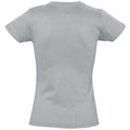 Gris chiné - Back - SOLS - T-shirt manches courtes IMPERIAL - Femme