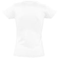 Blanc - Back - SOLS - T-shirt manches courtes IMPERIAL - Femme
