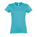 Bleu clair - Front - SOLS - T-shirt manches courtes IMPERIAL - Femme