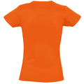 Orange - Back - SOLS - T-shirt manches courtes IMPERIAL - Femme