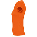 Orange - Side - SOLS - T-shirt manches courtes IMPERIAL - Femme