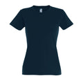 Bleu pétrole - Front - SOLS - T-shirt manches courtes IMPERIAL - Femme