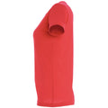 Rouge orangé - Side - SOLS - T-shirt manches courtes IMPERIAL - Femme