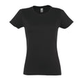 Gris foncé - Front - SOLS - T-shirt manches courtes IMPERIAL - Femme