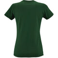 Vert bouteille - Back - SOLS - T-shirt manches courtes IMPERIAL - Femme