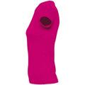 Fuchsia - Side - SOLS - T-shirt manches courtes IMPERIAL - Femme