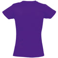 Violet foncé - Back - SOLS - T-shirt manches courtes IMPERIAL - Femme