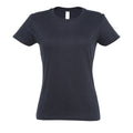 Bleu marine - Front - SOLS - T-shirt manches courtes IMPERIAL - Femme