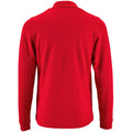 Rouge - Back - SOLS - Polo manches longues PERFECT - Homme