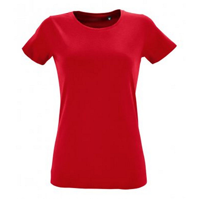 Rouge - Front - SOLS - T-shirt REGENT - Femme
