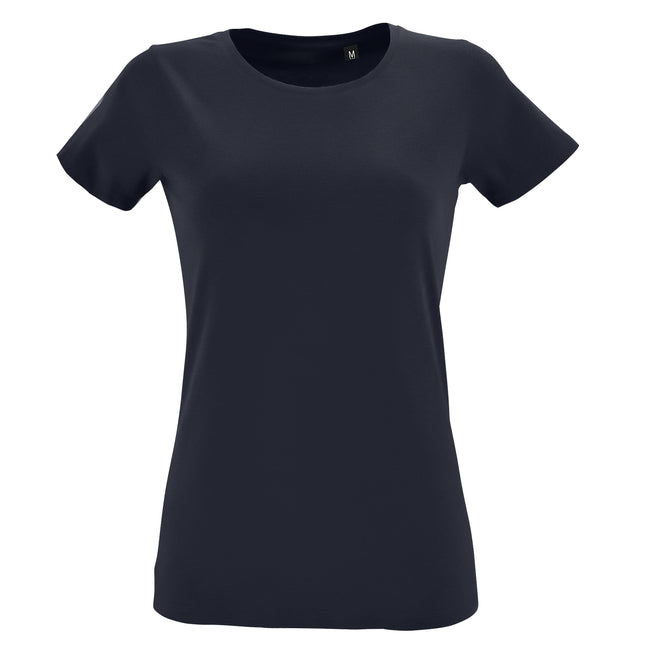 Bleu marine - Front - SOLS - T-shirt REGENT - Femme