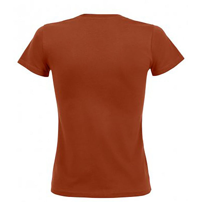 Marron - Back - SOLS - T-shirt REGENT - Femme