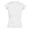 Blanc - Side - SOLS - T-shirt manches courtes MOON - Femme