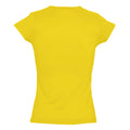 Jaune - Side - SOLS - T-shirt manches courtes MOON - Femme