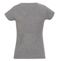 Gris chiné - Side - SOLS - T-shirt manches courtes MOON - Femme