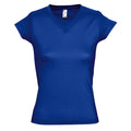 Bleu roi - Front - SOLS - T-shirt manches courtes MOON - Femme