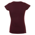 Bordeaux - Side - SOLS - T-shirt manches courtes MOON - Femme