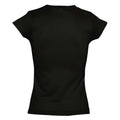 Noir - Side - SOLS - T-shirt manches courtes MOON - Femme