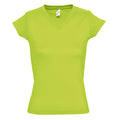 Vert clair - Front - SOLS - T-shirt manches courtes MOON - Femme