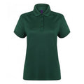 Vert bouteille - Front - Henbury - Polo Shirt - Femme