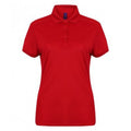 Rouge - Front - Henbury - Polo Shirt - Femme