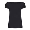 Noir - Front - SOLS Marylin - T-shirt long à manches courtes - Femme