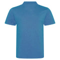 Bleu saphir chiné - Back - AWDis - Polo Shirt Tri-Blend - Homme