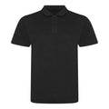 Noir chiné - Front - AWDis - Polo Shirt Tri-Blend - Homme